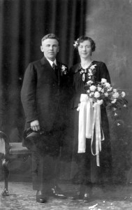 F26 Bruidspaar Hein Eggink en Hanna Kornegoor 1938